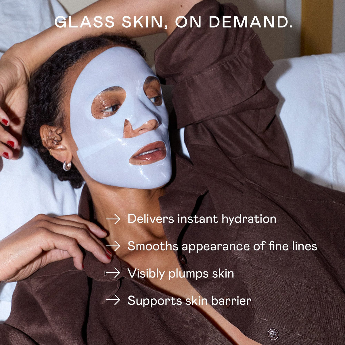 Masque tissu coréen “Glass Skin” – Power Mask