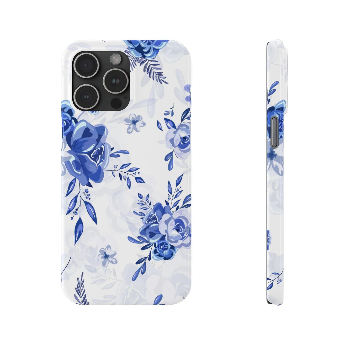 French Blue and White Toille, Slim Phone Cases, Case-Mate IPHONE16 and all sizes