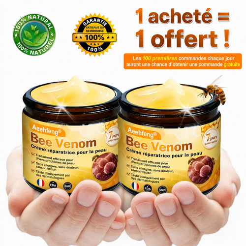 [𝟐𝟎𝟐𝟔 Nouvelle Mise à Jour : 𝟖𝟎% DE RÉDUCTION]📎🍯Crème de Restauration de la Peau Aeehfeng® au Venin d’Abeille – avec Gelée Royale, Acide Hyaluronique et Venin d’Abeille pour l’hydratation, l’élasticité, l’anti-âge et la réparation de la peau