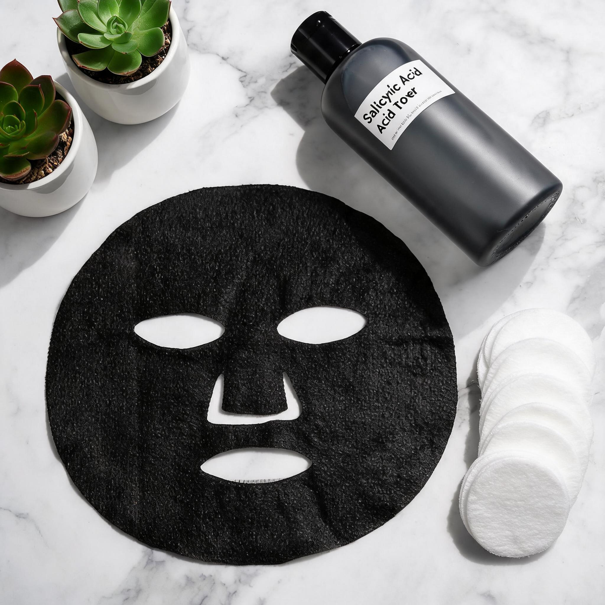 Masque tissu purifiant les pores à l’acide salicylique